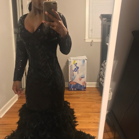 Black prom dress - Picture 5 of 7